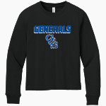 GEORGIA CHRISTIAN SCHOOL GENERALS BELLA+CANVAS Youth 6-Ounce Heavyweight Long Sleeve Tee Front Thumbnail