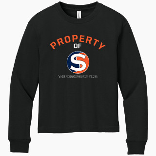 BELLA+CANVAS Youth 6-Ounce Heavyweight Long Sleeve Tee