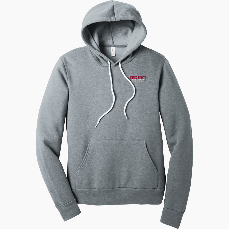 CHASE COUNTY HIGH SCHOOL BULLDOGS <span class="pdp-name-mascot">CHASE COUNTY BULLDOGS</span> BELLA+CANVAS Unisex Sponge Fleece Pullover Hoodie