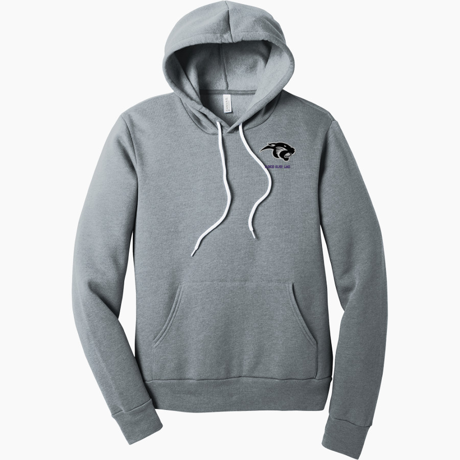 Glencoe-Silver Lake Panthers <span class="pdp-name-mascot">Glencoe Silver-Lake Panthers</span> BELLA+CANVAS Unisex Sponge Fleece Pullover Hoodie