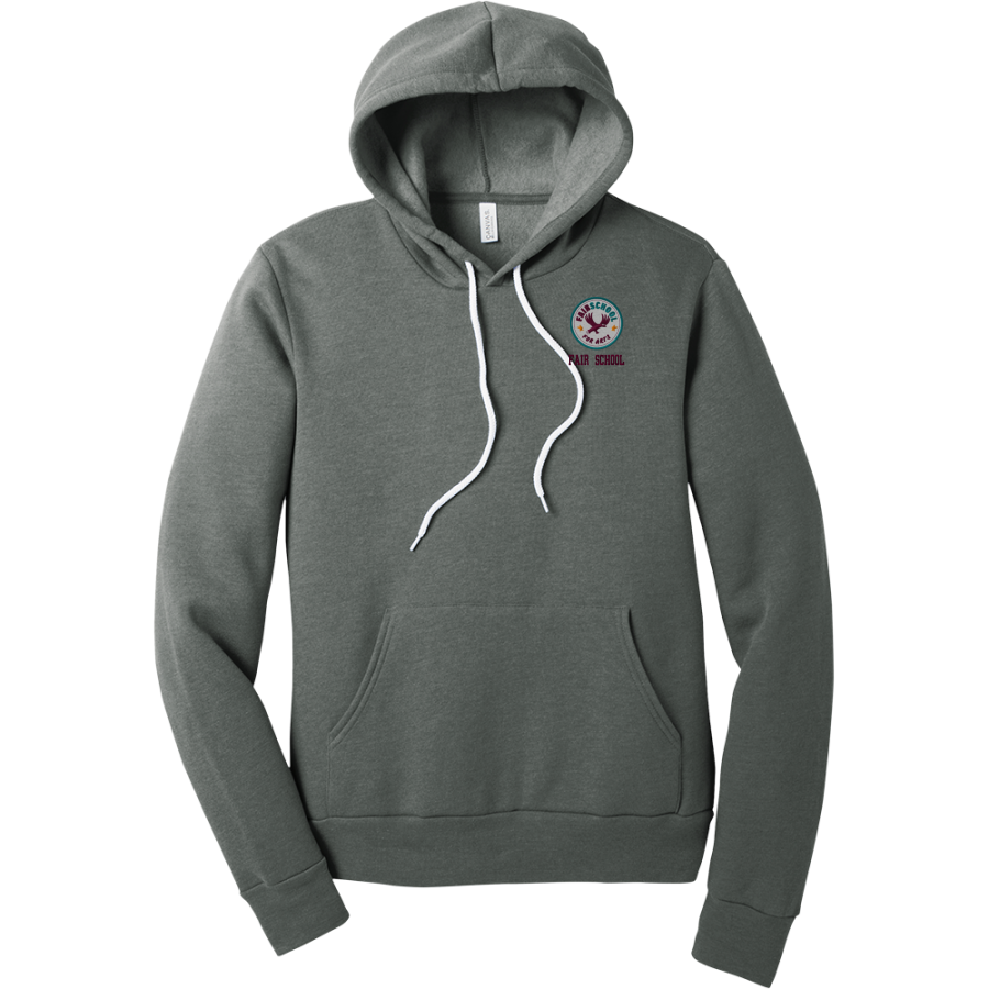 Fair School for Arts Falcons <span class="pdp-name-mascot">The FAIR Falcons</span> BELLA+CANVAS Unisex Sponge Fleece Pullover Hoodie