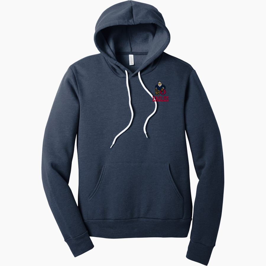 Oswalt Eagles BELLA+CANVAS Unisex Sponge Fleece Pullover Hoodie