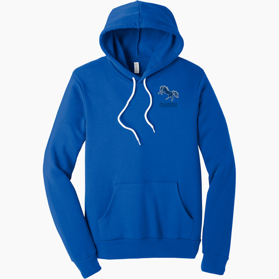 CRAFTSBURY ACADEMY CHARGERS <span class="pdp-name-mascot">CRAFTSBURY ACADEMY CHARGERS</span> BELLA+CANVAS Unisex Sponge Fleece Pullover Hoodie