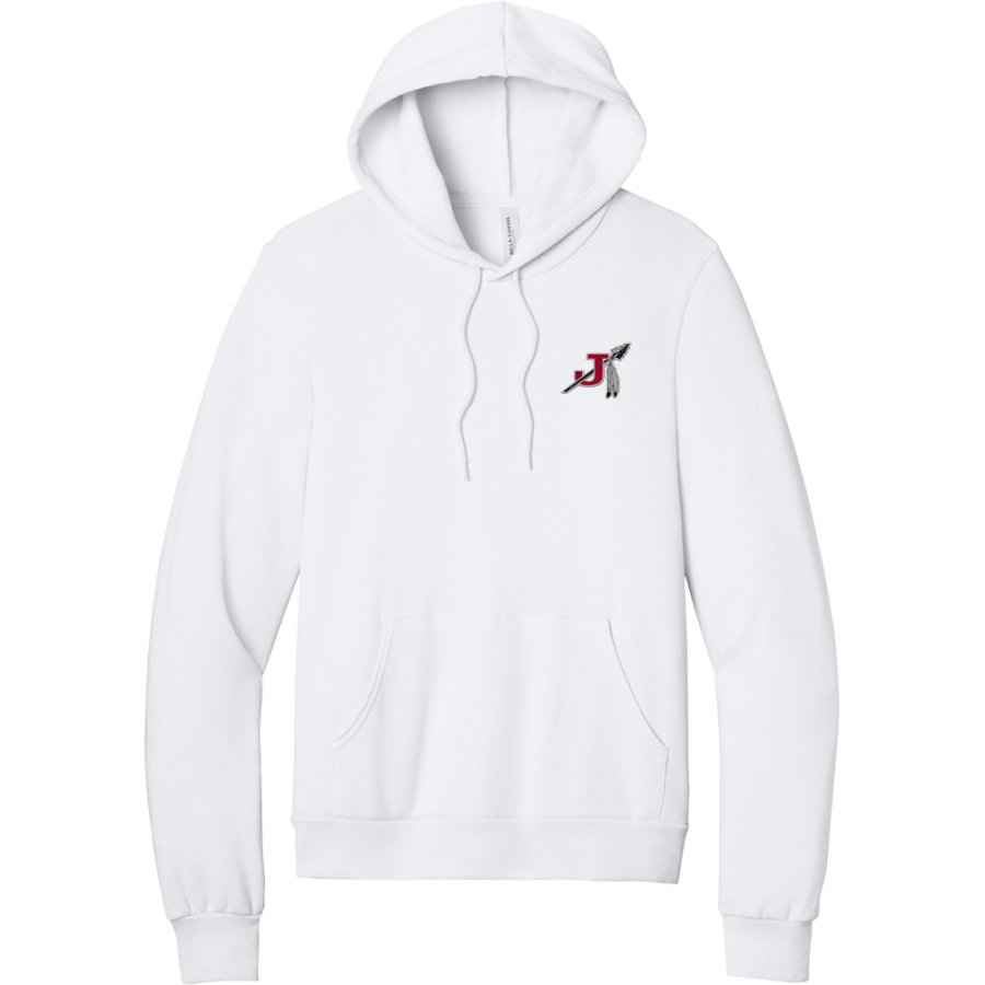JACKSON HIGH SCHOOL INDIANS <span class="pdp-name-mascot">JACKSON INDIANS</span> BELLA+CANVAS Unisex Sponge Fleece Pullover Hoodie