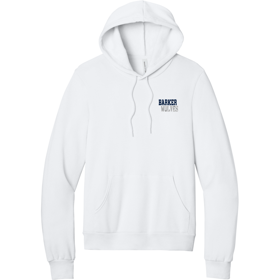 Barker Wolves <span class="pdp-name-mascot">Barker Wolves</span> BELLA+CANVAS Unisex Sponge Fleece Pullover Hoodie
