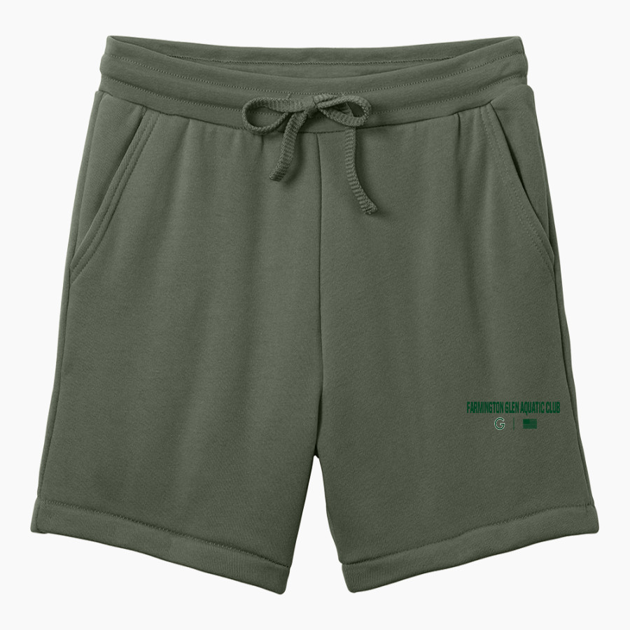 Farmington Glen Aquatic Club BELLA+CANVAS Unisex Sponge Fleece Sweatshort