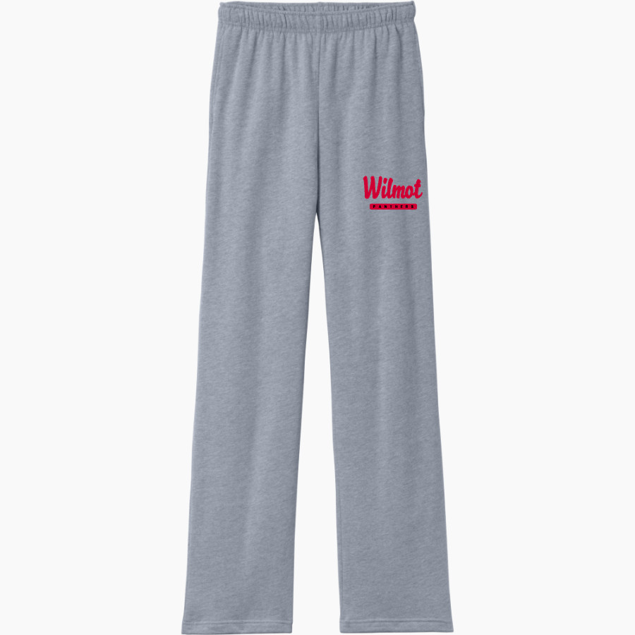 WILMOT UNION HIGH SCHOOL PANTHERS BELLA+CANVAS Unisex Sponge Fleece Straight Leg Sweatpant