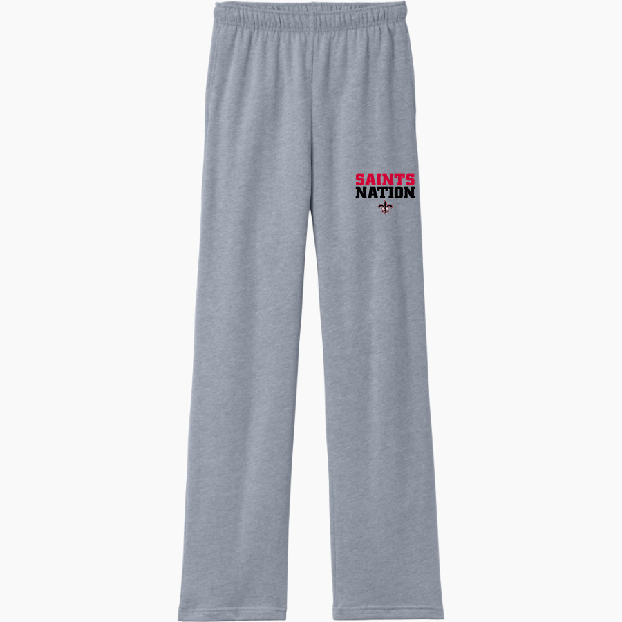 Santa Barbara Saints Football <span class="pdp-name-mascot">Santa Barbara Saints Football</span> BELLA+CANVAS Unisex Sponge Fleece Straight Leg Sweatpant