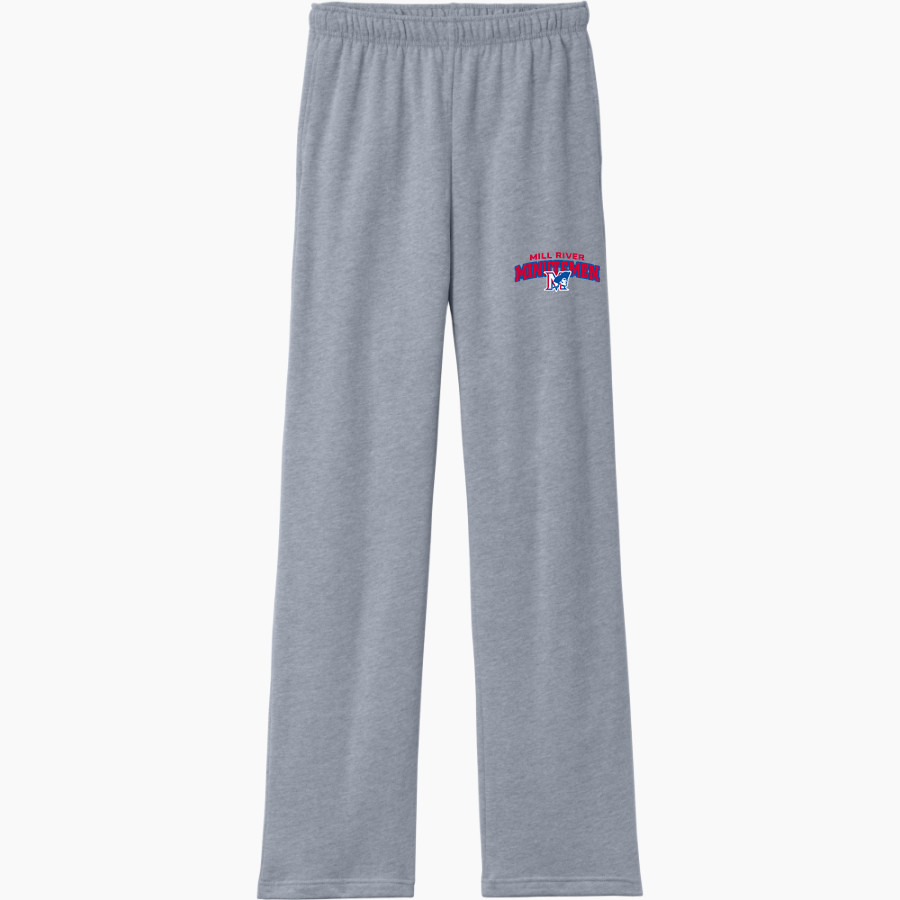 MILL RIVER UNION HIGH SCHOOL MINUTEMEN BELLA+CANVAS Unisex Sponge Fleece Straight Leg Sweatpant