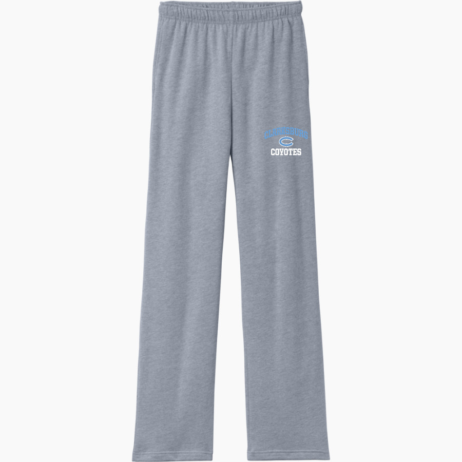 CLARKSBURG HIGH SCHOOL COYOTES <span class="pdp-name-mascot">CLARKSBURG COYOTES</span> BELLA+CANVAS Unisex Sponge Fleece Straight Leg Sweatpant