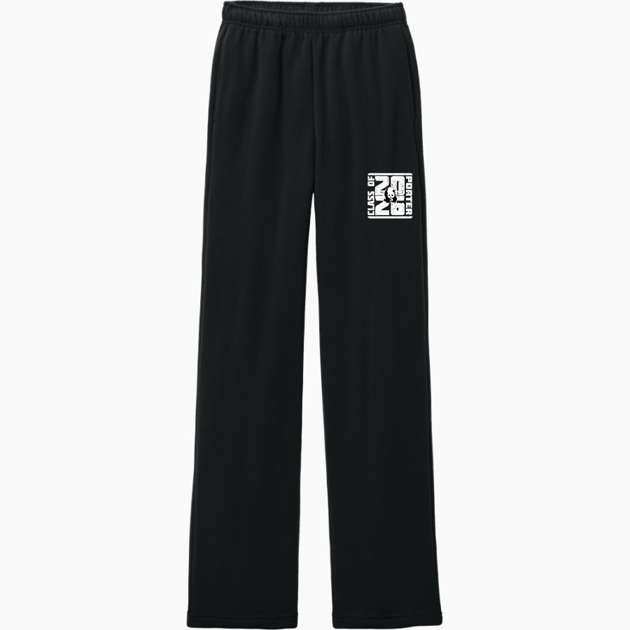 Porter Pandas official sideline store <span class="pdp-name-mascot">Porter Elementary School Pandas</span> BELLA+CANVAS Unisex Sponge Fleece Straight Leg Sweatpant