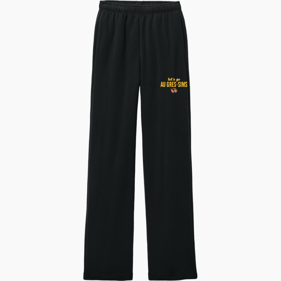 Au Gres-Sims HIGH SCHOOL WOLVERINES <span class="pdp-name-mascot">AU GRES - SIMS WOLVERINES</span> BELLA+CANVAS Unisex Sponge Fleece Straight Leg Sweatpant