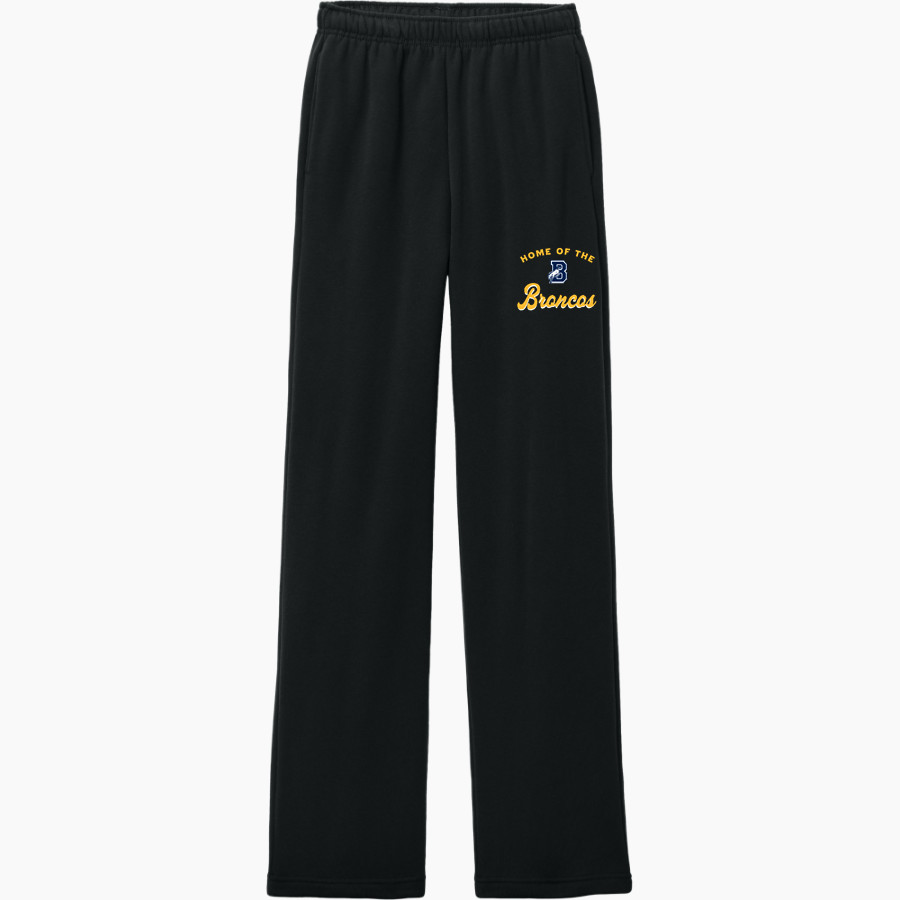 Burrillville Broncos BELLA+CANVAS Unisex Sponge Fleece Straight Leg Sweatpant