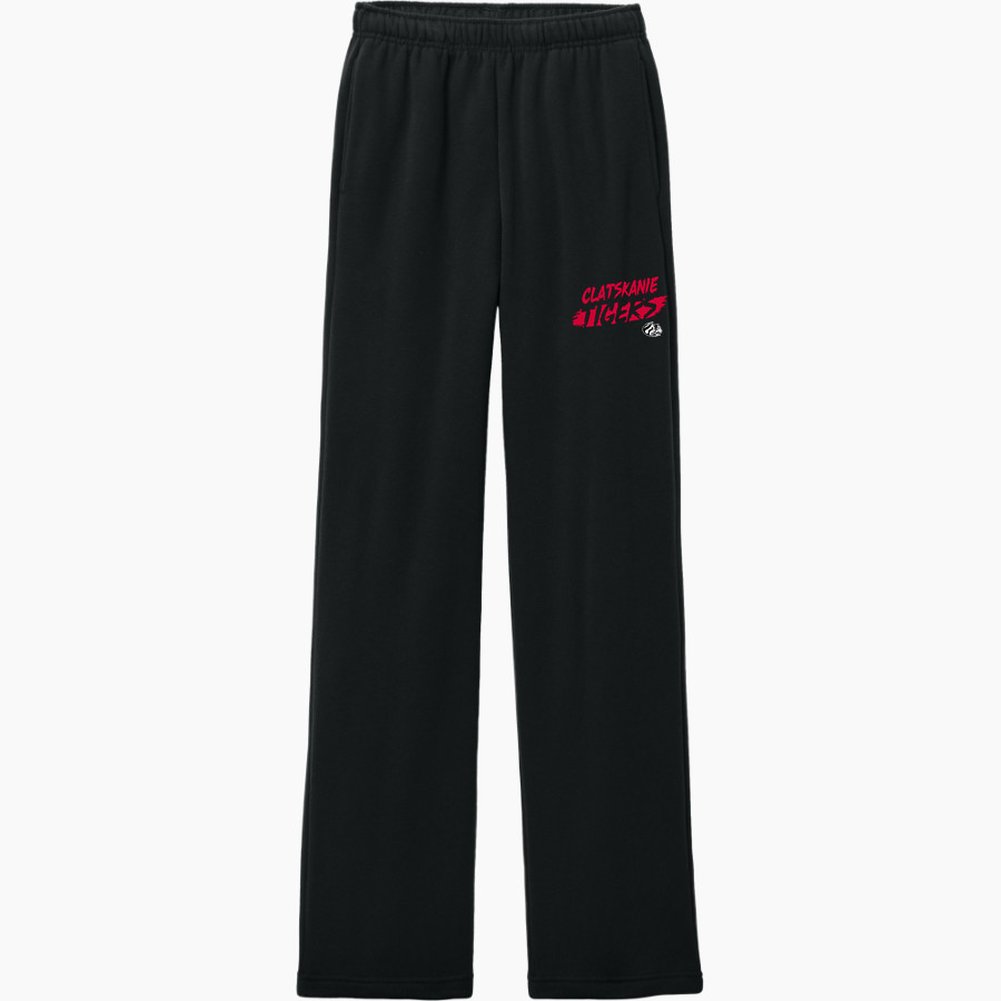 CLATSKANIE HIGH SCHOOL TIGERS <span class="pdp-name-mascot">CLATSKANIE TIGERS</span> BELLA+CANVAS Unisex Sponge Fleece Straight Leg Sweatpant