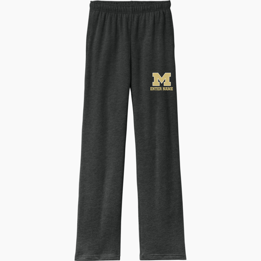 MANILA HIGH SCHOOL LIONS <span class="pdp-name-mascot">MANILA LIONS</span> BELLA+CANVAS Unisex Sponge Fleece Straight Leg Sweatpant