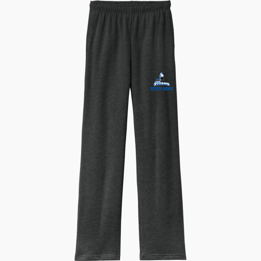 Lane Community College Titans <span class="pdp-name-mascot">Lane Community College Titans</span> BELLA+CANVAS Unisex Sponge Fleece Straight Leg Sweatpant