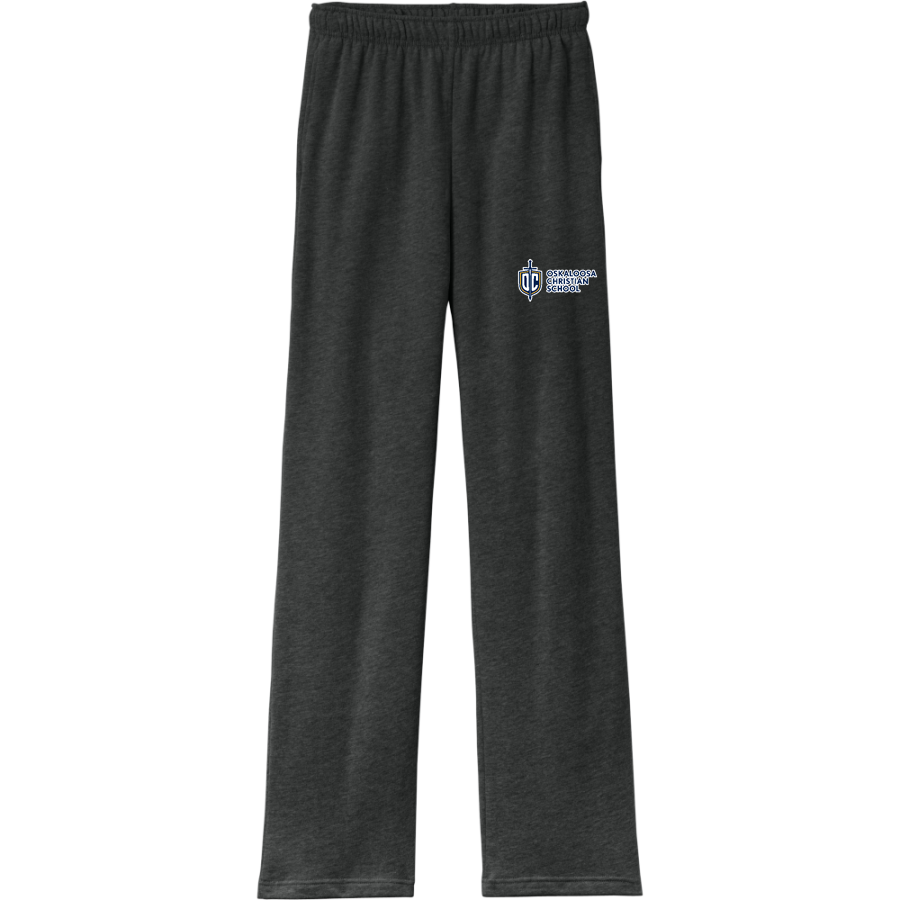 Oskaloosa Christian School Crusaders <span class="pdp-name-mascot">OSKALOOSA CHRISTIAN SCHOOL Crusaders</span> BELLA+CANVAS Unisex Sponge Fleece Straight Leg Sweatpant