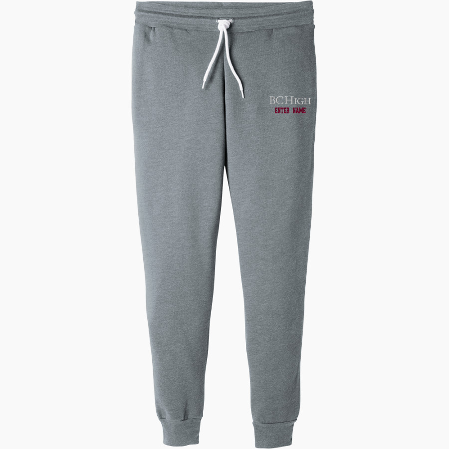BC High Eagles Online Store <span class="pdp-name-mascot">BC High Eagles</span> Bella+Canvas Unisex Jogger Sweatpants