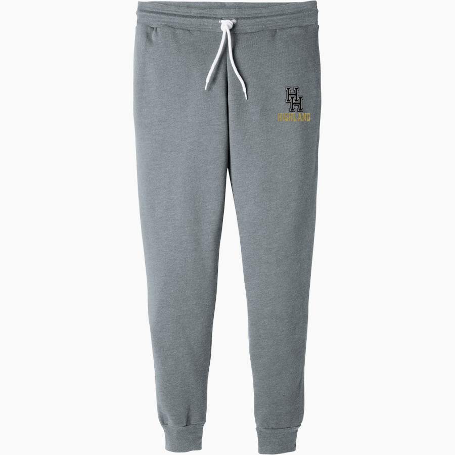 HIGHLAND HIGH SCHOOL RAMS <span class="pdp-name-mascot">HIGHLAND RAMS</span> Bella+Canvas Unisex Fleece Joggers