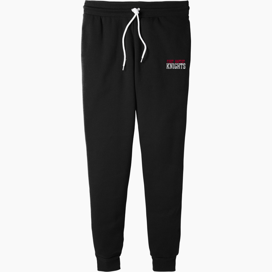 FIRST BAPTIST CHRISTIAN SCHOOL KNIGHTS <span class="pdp-name-mascot">FIRST BAPTIST KNIGHTS</span> Bella+Canvas Unisex Jogger Sweatpants