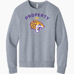 Olivet Nazarene Tigers <span class="pdp-name-mascot">Olivet Nazarene University Tigers</span> BELLA+CANVAS Unisex Sponge Fleece Classic Crewneck Sweatshirt Front Thumbnail