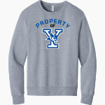 YANTIS HIGH SCHOOL OWLS BELLA+CANVAS Unisex Sponge Fleece Classic Crewneck Sweatshirt Front Thumbnail