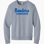 BANDERA HIGH SCHOOL BULLDOGS BELLA+CANVAS Unisex Sponge Fleece Classic Crewneck Sweatshirt Front Thumbnail