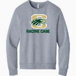 Racine Case Eagles <span class="pdp-name-mascot">Racine Case Eagles</span> BELLA+CANVAS Unisex Sponge Fleece Classic Crewneck Sweatshirt Front Thumbnail