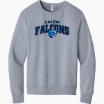 Salem Falcons <span class="pdp-name-mascot">Salem School District Falcons</span> BELLA+CANVAS Unisex Sponge Fleece Classic Crewneck Sweatshirt Front Thumbnail