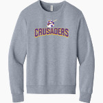 LANCASTER CATHOLIC HIGH SCHOOL CRUSADERS <span class="pdp-name-mascot">LANCASTER CRUSADERS</span> BELLA+CANVAS Unisex Sponge Fleece Classic Crewneck Sweatshirt Front Thumbnail