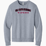 Val Vista Academy Vipers <span class="pdp-name-mascot">Val Vista Academy Vipers</span> BELLA+CANVAS Unisex Sponge Fleece Classic Crewneck Sweatshirt Front Thumbnail