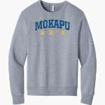 Mokapu Ae'o <span class="pdp-name-mascot">Mōkapu Elementary Ae'o</span> BELLA+CANVAS Unisex Sponge Fleece Classic Crewneck Sweatshirt Front Thumbnail