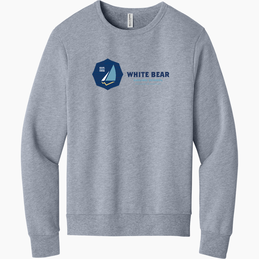 White Bear Sailing School <span class="pdp-name-mascot">White Bear Sailing School</span> BELLA+CANVAS Unisex Sponge Fleece Classic Crewneck Sweatshirt