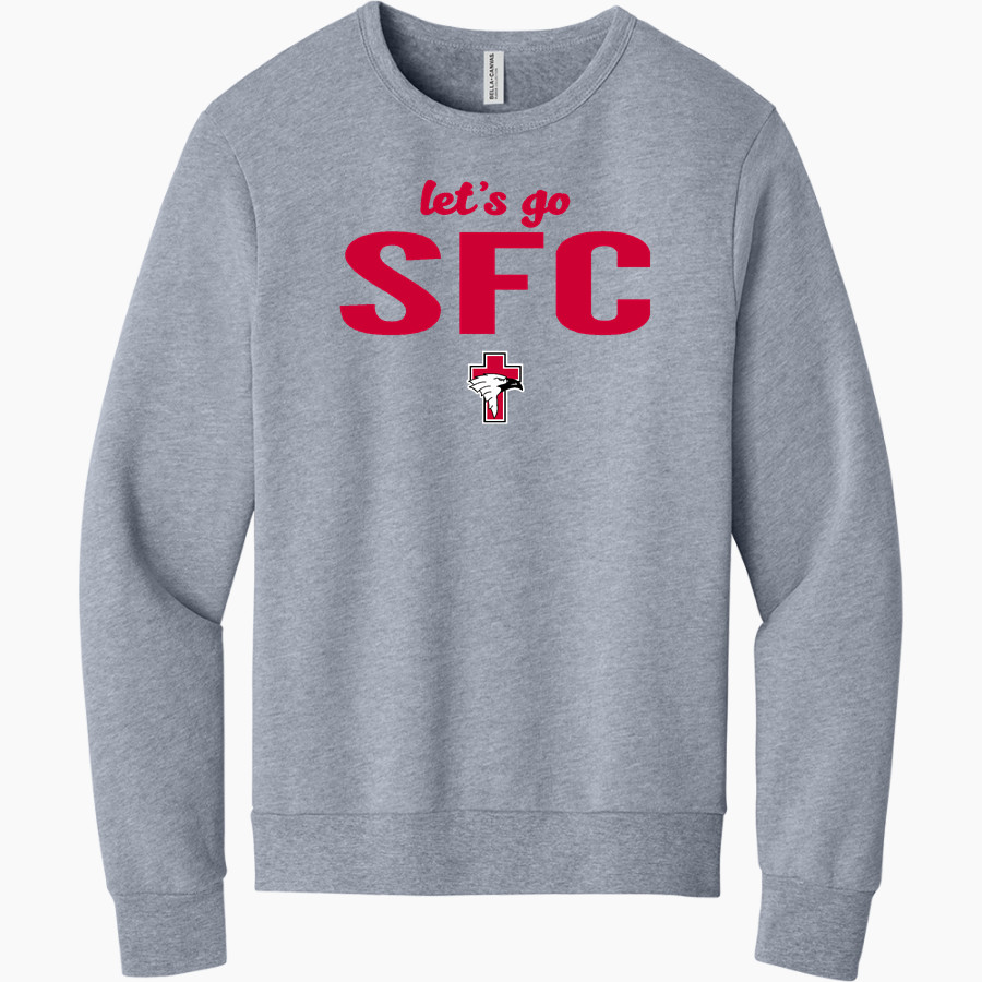 SFC Eagles BELLA+CANVAS Unisex Sponge Fleece Classic Crewneck Sweatshirt