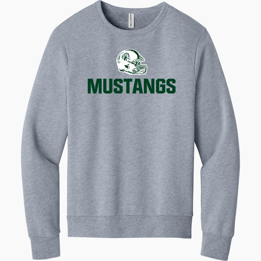 Mounds View Mustangs <span class="pdp-name-mascot">Mounds View Mustangs</span> BELLA+CANVAS Unisex Sponge Fleece Classic Crewneck Sweatshirt