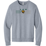 JAG High School Jaguars <span class="pdp-name-mascot">JEFF DAVIS VOLUNTEERS</span> BELLA+CANVAS Unisex Sponge Fleece Classic Crewneck Sweatshirt Front Thumbnail