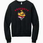 MARINE MILITARY ACADEMY LEATHERNECKS <span class="pdp-name-mascot">MARINE LEATHERNECKS</span> BELLA+CANVAS Unisex Sponge Fleece Classic Crewneck Sweatshirt Front Thumbnail