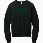 Michigan State University Spartans <span class="pdp-name-mascot">Michigan State University Spartans</span> BELLA+CANVAS Unisex Sponge Fleece Classic Crewneck Sweatshirt Front Thumbnail