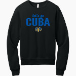 CUBA HIGH SCHOOL RAMS BELLA+CANVAS Unisex Sponge Fleece Classic Crewneck Sweatshirt Front Thumbnail