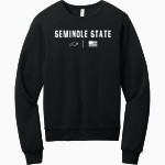 Seminole State College Raiders <span class="pdp-name-mascot">Seminole State Raiders</span> BELLA+CANVAS Unisex Sponge Fleece Classic Crewneck Sweatshirt Front Thumbnail