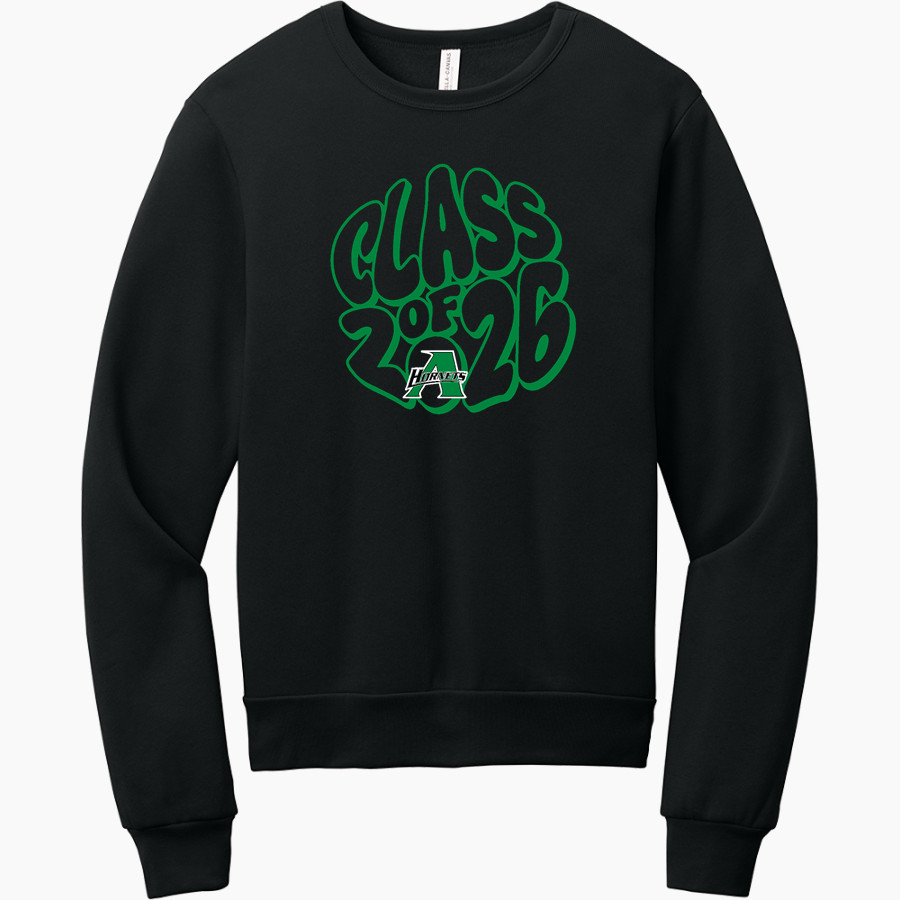 AZLE HIGH SCHOOL HORNETS <span class="pdp-name-mascot">AZLE HORNETS</span> BELLA+CANVAS Unisex Sponge Fleece Classic Crewneck Sweatshirt