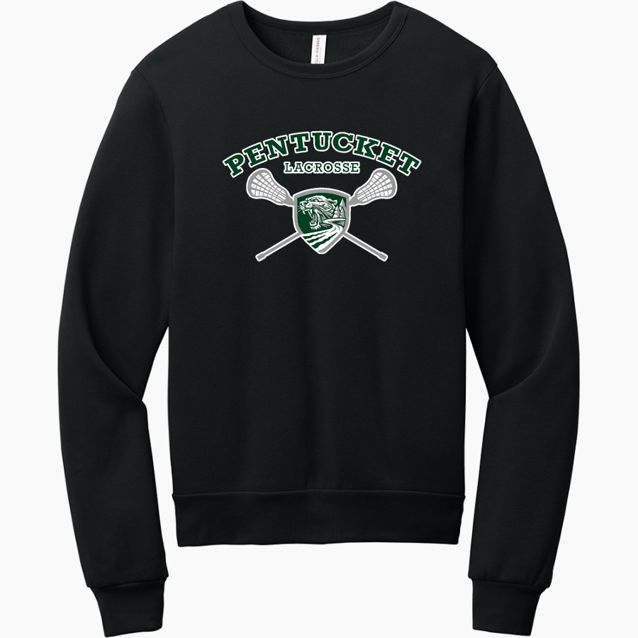 Pentucket Youth Lacrosse Pentucket <span class="pdp-name-mascot">Pentucket Youth Lacrosse</span> BELLA+CANVAS Unisex Sponge Fleece Classic Crewneck Sweatshirt