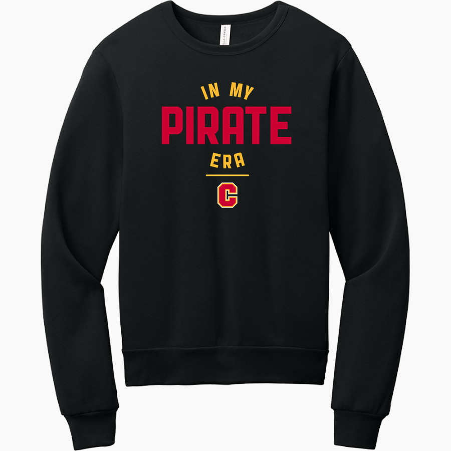 COFFEEVILLE HIGH SCHOOL PIRATES BELLA+CANVAS Unisex Sponge Fleece Classic Crewneck Sweatshirt