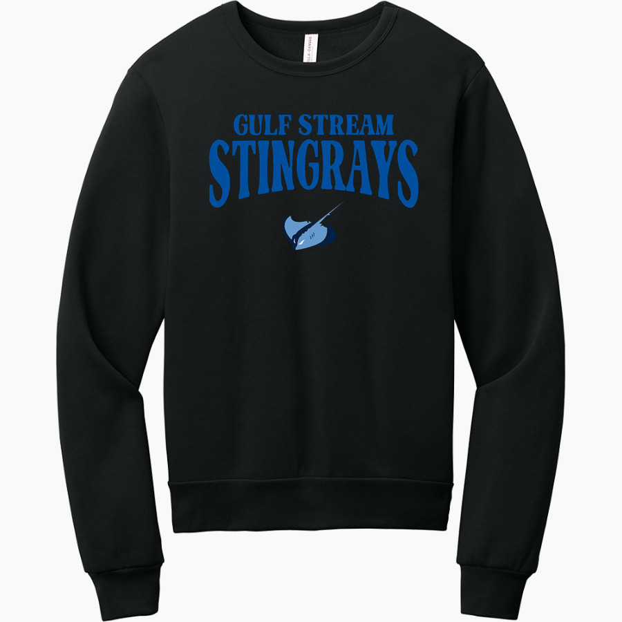 Gulf Stream Stingrays BELLA+CANVAS Unisex Sponge Fleece Classic Crewneck Sweatshirt