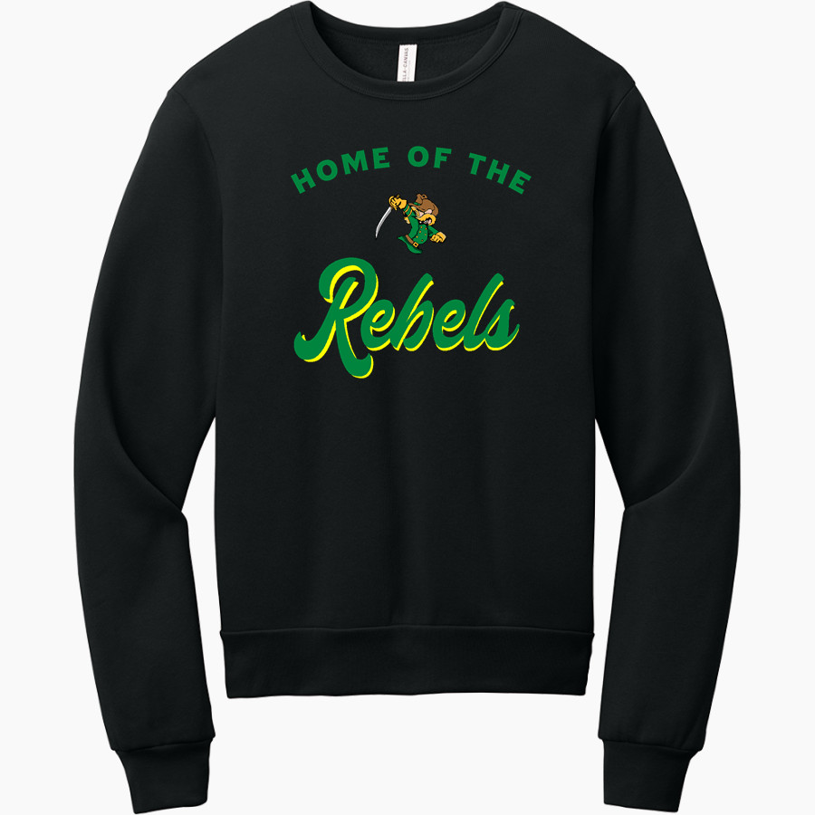 Ross Rebels <span class="pdp-name-mascot">Ross Rebels</span> BELLA+CANVAS Unisex Sponge Fleece Classic Crewneck Sweatshirt