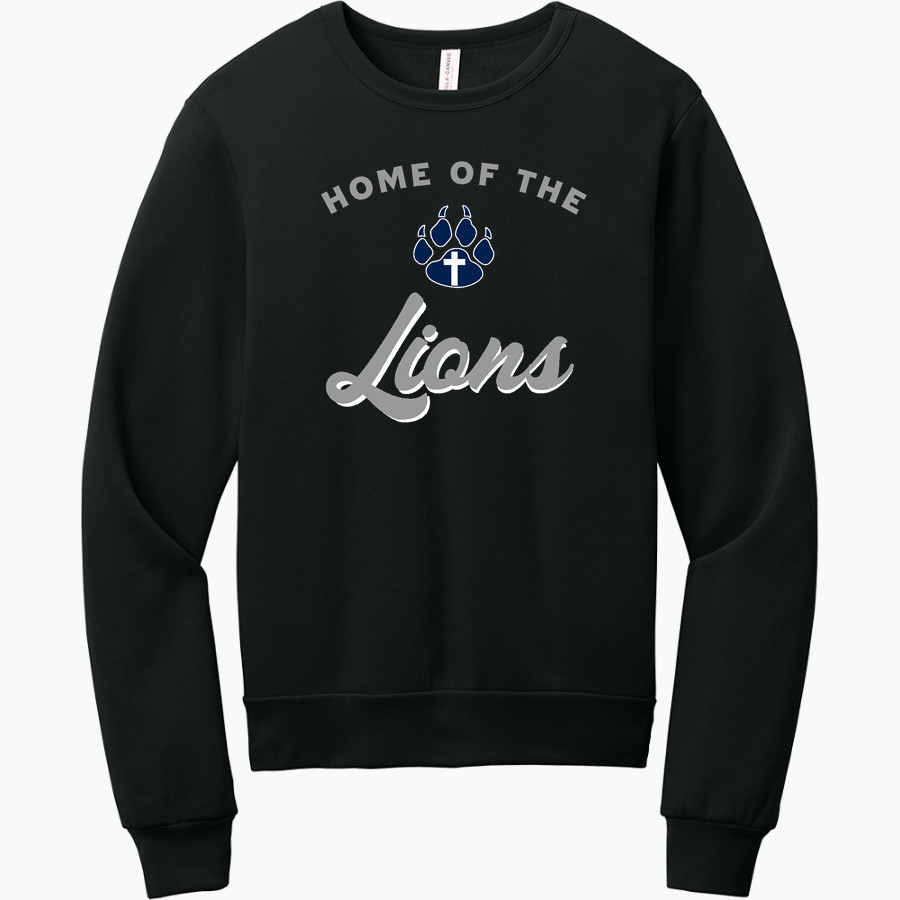 Wickenburg Lions BELLA+CANVAS Unisex Sponge Fleece Classic Crewneck Sweatshirt