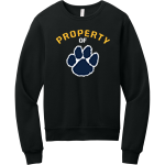 Goldsboro Cougars <span class="pdp-name-mascot">Goldsboro Cougars</span> BELLA+CANVAS Unisex Sponge Fleece Classic Crewneck Sweatshirt Front Thumbnail