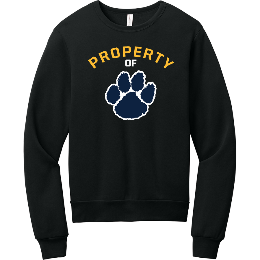 Goldsboro Cougars <span class="pdp-name-mascot">Goldsboro Cougars</span> BELLA+CANVAS Unisex Sponge Fleece Classic Crewneck Sweatshirt