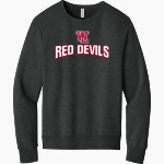 West Lafayette Jr-Sr High School Red Devils Online Store BELLA+CANVAS Unisex Sponge Fleece Classic Crewneck Sweatshirt Front Thumbnail