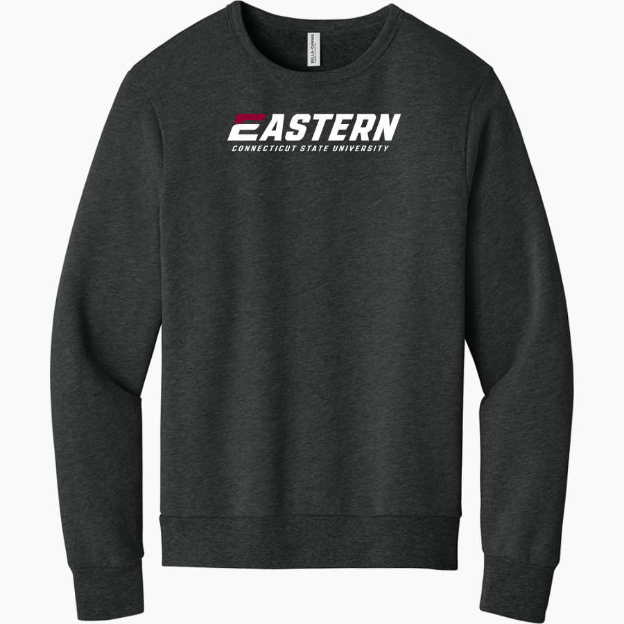 OFFICIAL ONLINE STORE OF EASTERN ATHLETICS <span class="pdp-name-mascot">Eastern Connecticut Warriors</span> BELLA+CANVAS Unisex Sponge Fleece Classic Crewneck Sweatshirt